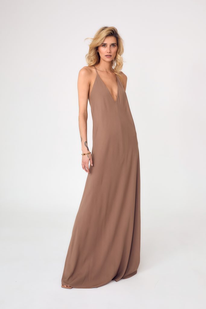 LONG BEIGE SOUL DRESS