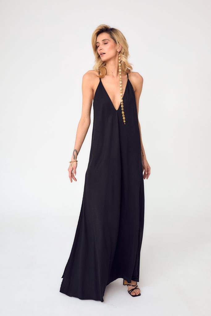 LONG BLACK SOUL DRESS